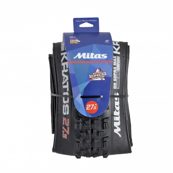 Велопокрышка Mitas Kratos Elite DH Supra Max TSS + TEXTRA+ 27.5 x 2.45 Black